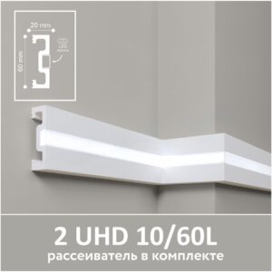 Молдинг настенный СОЛИД 2UHD 10/60L